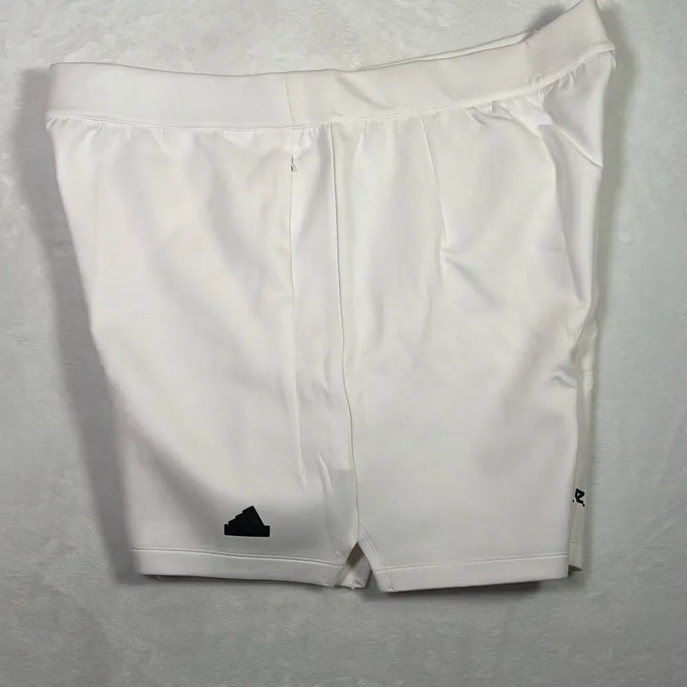 Adidas Men's Z.N.E. Premium Shorts 48-50 White ZNE SOFT cotton blend‎ - Men 3XL